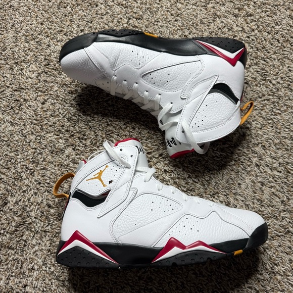 Air Jordan 7 Retro White Sneakers - Picture 5 of 13